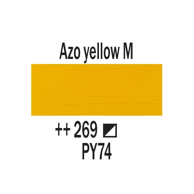 Talens Amsterdam akrilna boja, 20 ml - 269, azo yellow medium