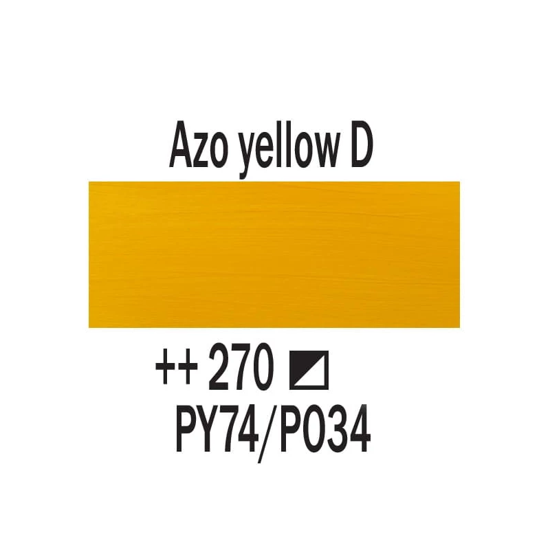 Talens Amsterdam akrilna boja, 20 ml - 270, azo yellow deep
