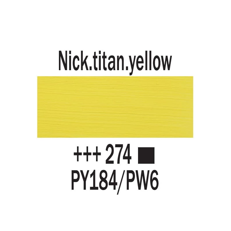 Talens Amsterdam akrilna boja, 20 ml - 274, nickel titanium yellow