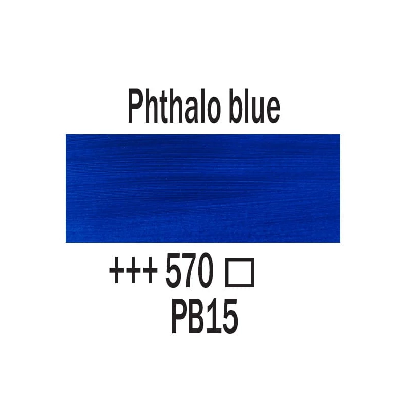 Talens Amsterdam akrilna boja, 20 ml - 570, phthalo blue
