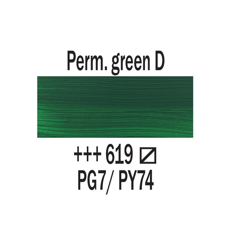 Talens Amsterdam akrilna boja, 20 ml - 619, permanent green deep