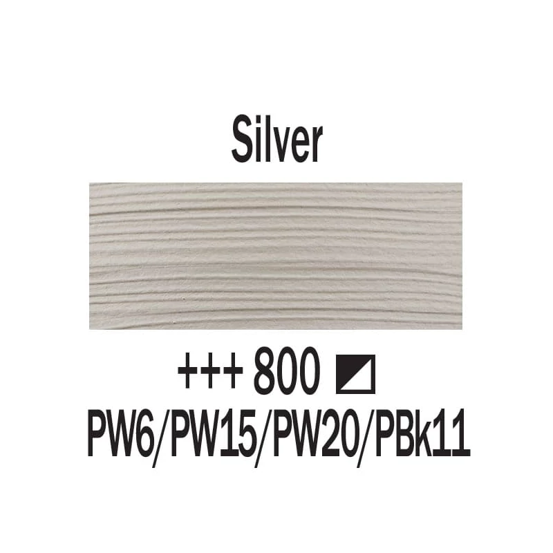 Talens Amsterdam akrilna boja, 20 ml - 800, silver