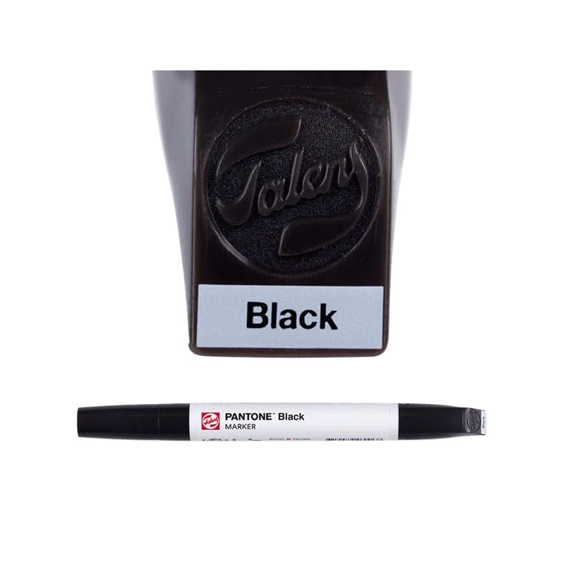Talens Pantone dvostrani kist filc - black