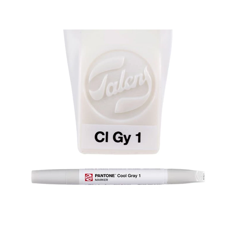 Talens Pantone dvostrani kist filc - cool gray 1