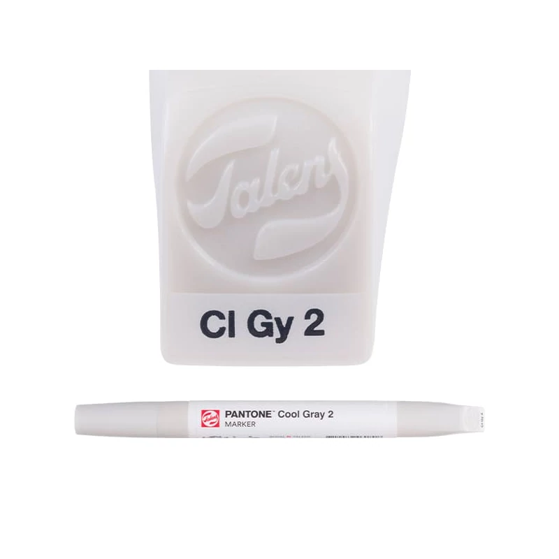 Talens Pantone dvostrani kist filc - cool gray 2