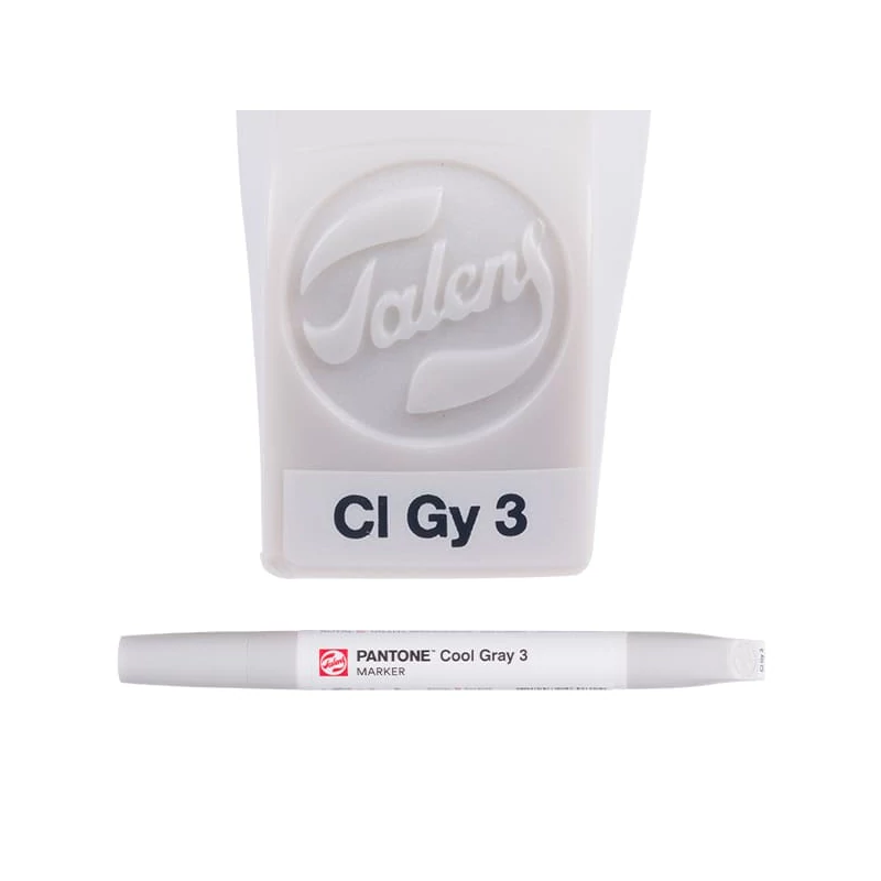 Talens Pantone dvostrani kist filc - cool gray 3