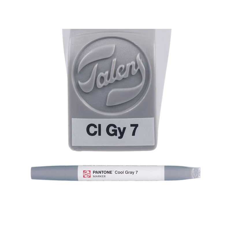 Talens Pantone dvostrani kist filc - cool gray 7
