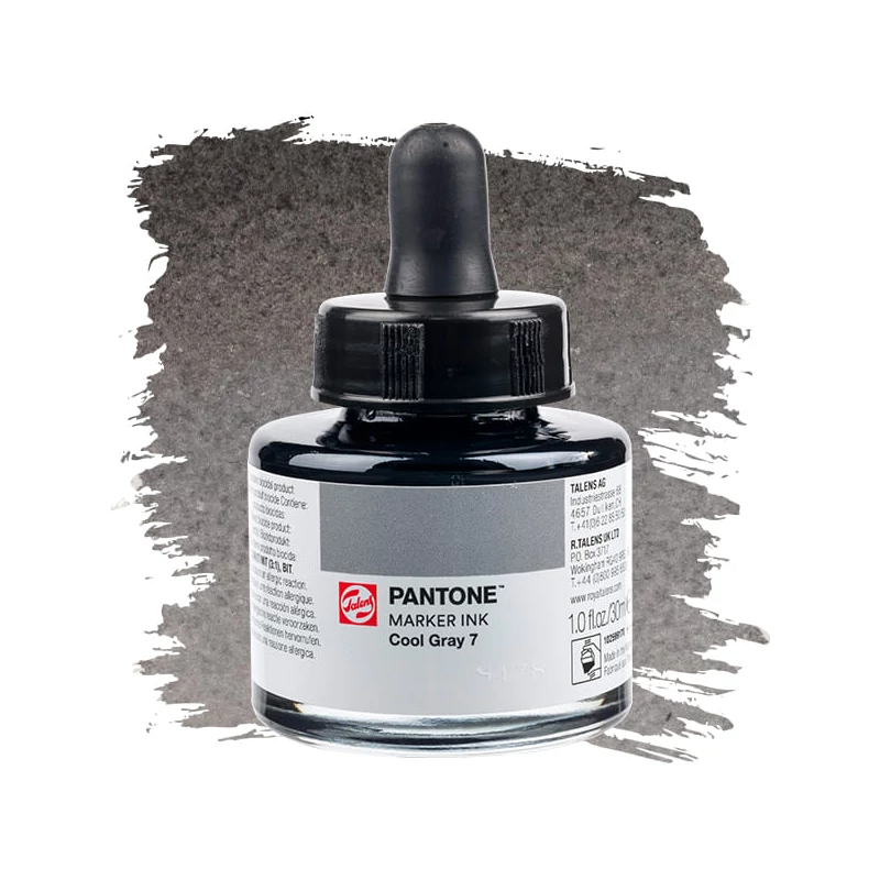 Tinta markera Talens Pantone, 30 ml - hladno siva 7