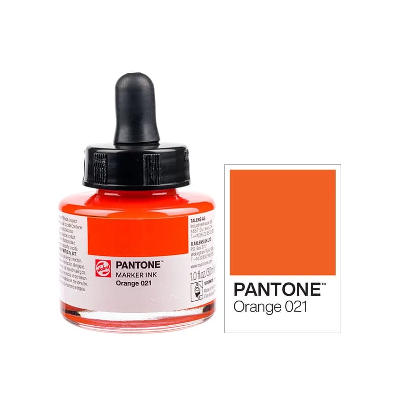 Talens Pantone marker tinta, 30 ml - narančasta 021
