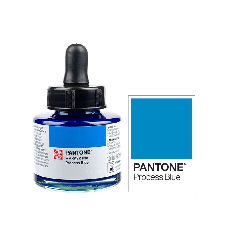 Tinta markera Talens Pantone, 30 ml - procesno plava