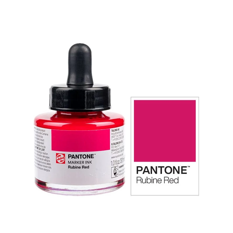 Tinta markera Talens Pantone, 30 ml - rubin crvena