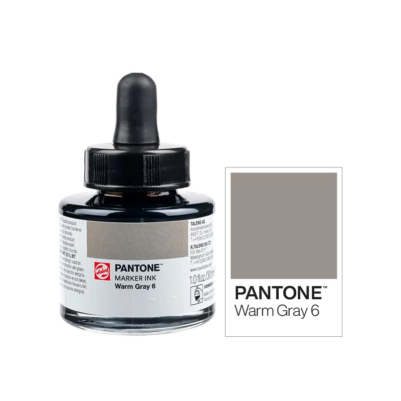 Tinta markera Talens Pantone, 30 ml - toplo siva 6