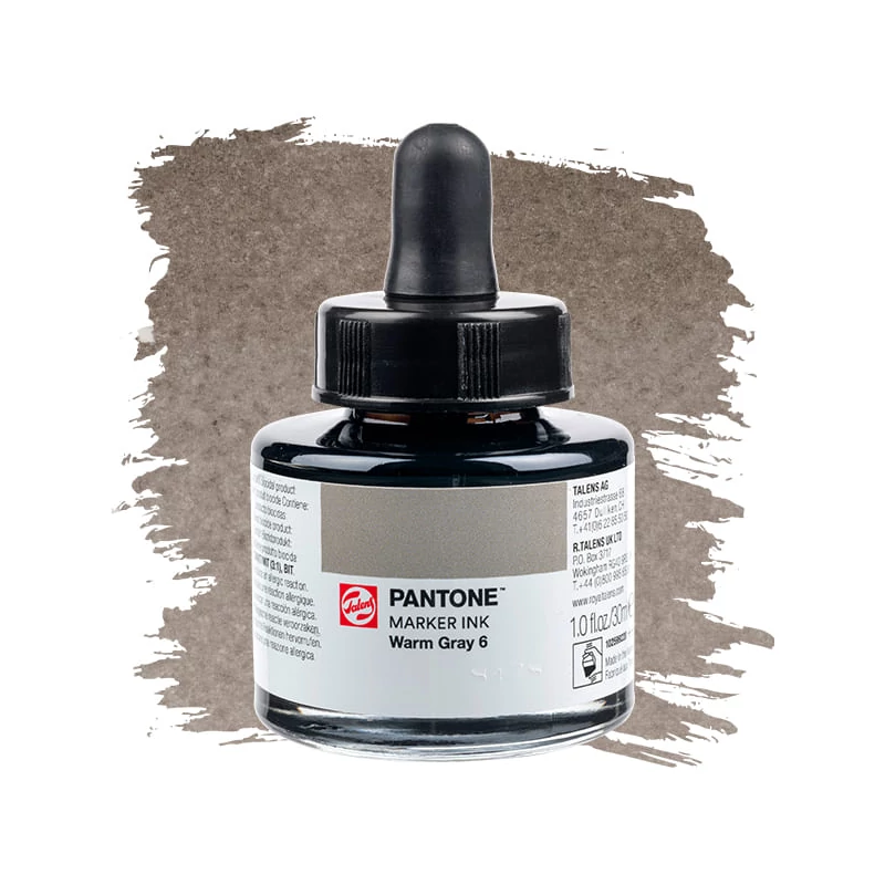 Tinta markera Talens Pantone, 30 ml - toplo siva 6