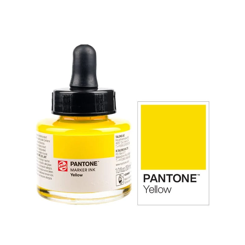 Tinta markera Talents Pantone, 30 ml - žuta