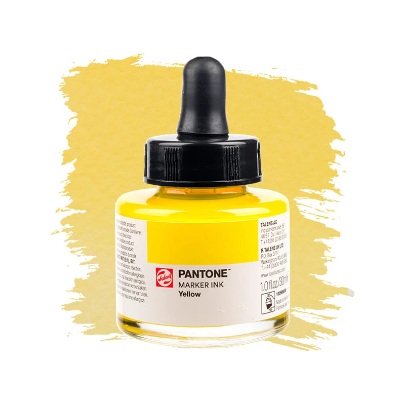Tinta markera Talents Pantone, 30 ml - žuta