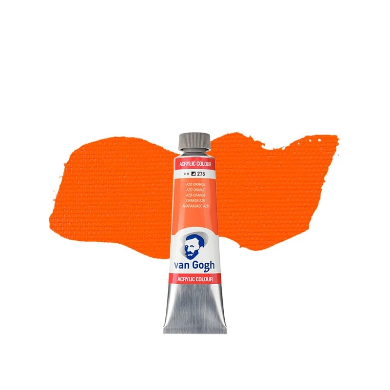 Talens Van Gogh akrilna boja, 40 ml - 276, azo orange