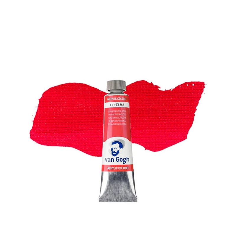Talens Van Gogh akrilna boja, 40 ml - 366, quinacridone rose