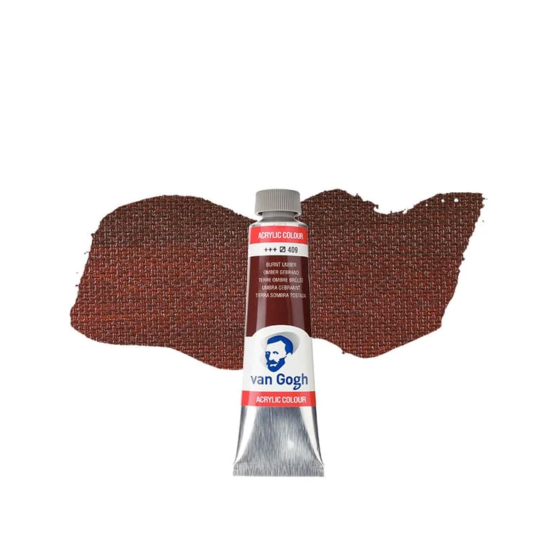 Talens Van Gogh akrilna boja, 40 ml - 409, burnt umber
