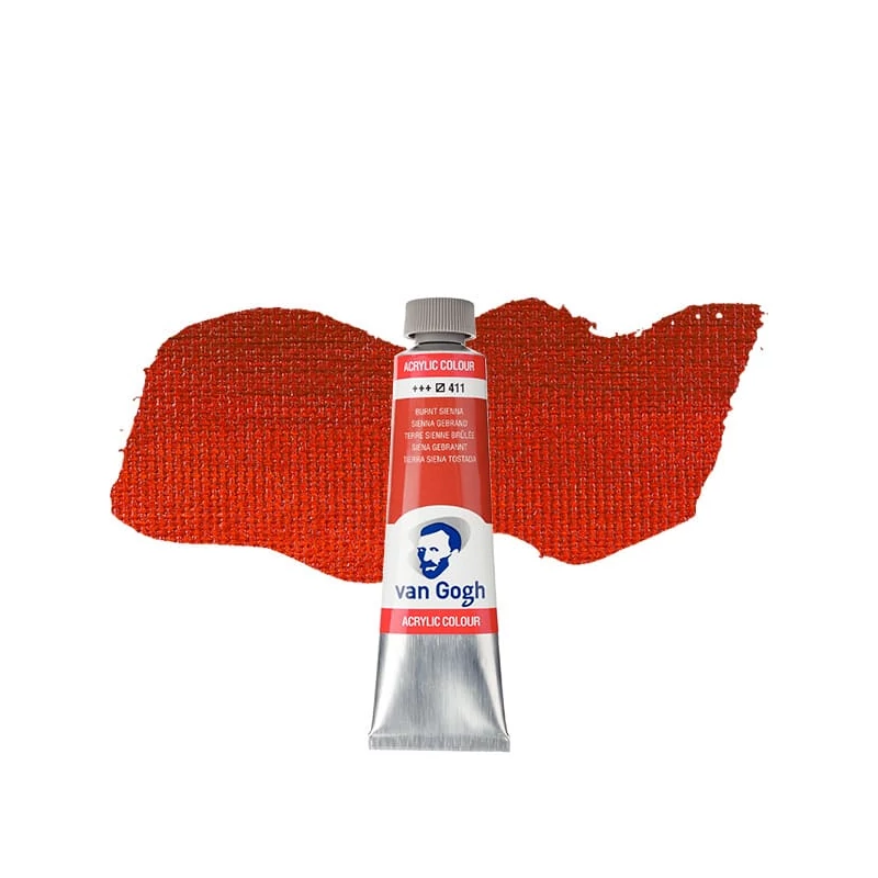 Talens Van Gogh akrilna boja, 40 ml - 411, burnt sienna