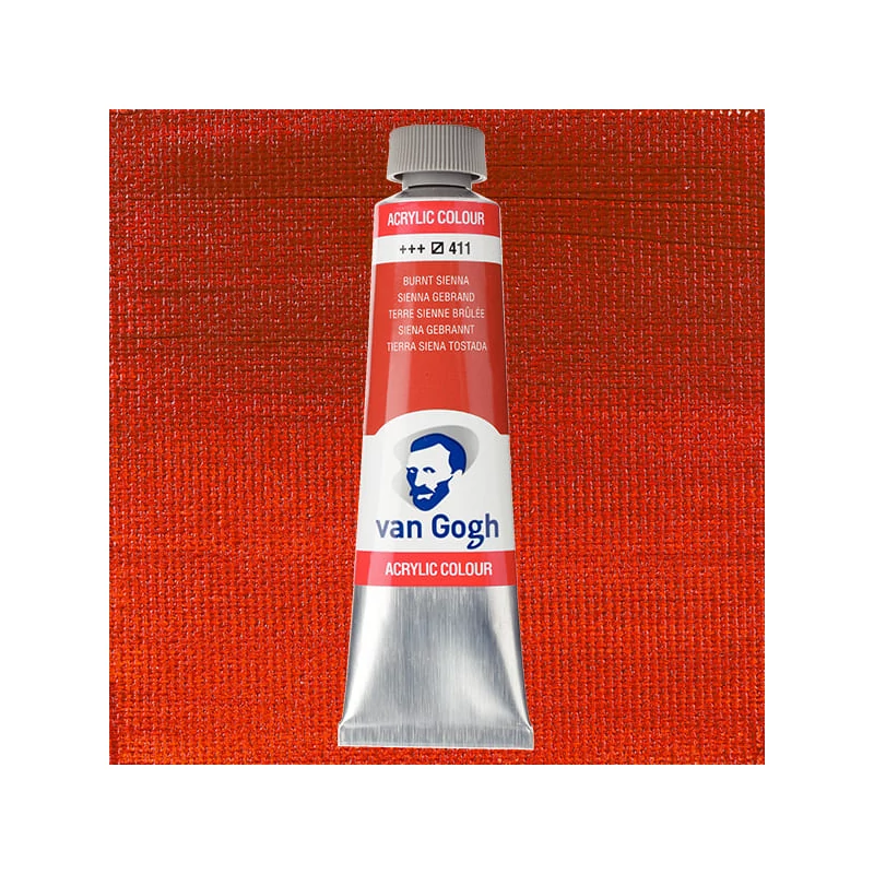 Talens Van Gogh akrilna boja, 40 ml - 411, burnt sienna