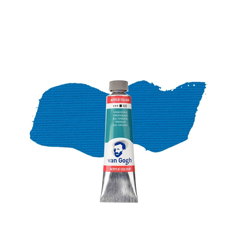 Talens Van Gogh akrilna boja, 40 ml - 522, turquoise blue