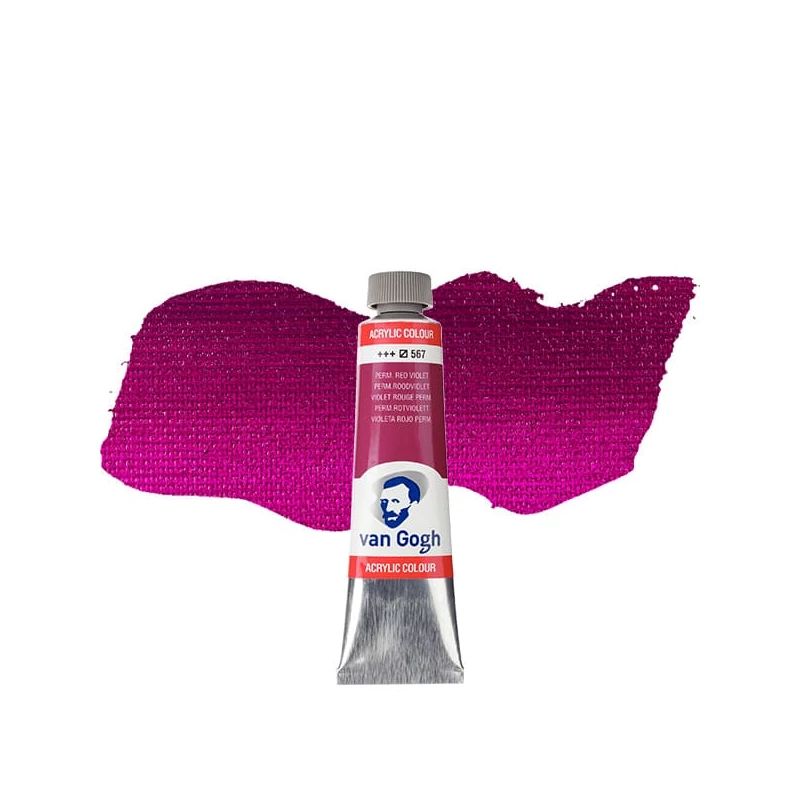 Talens Van Gogh akrilna boja, 40 ml - 567, permanent red violet
