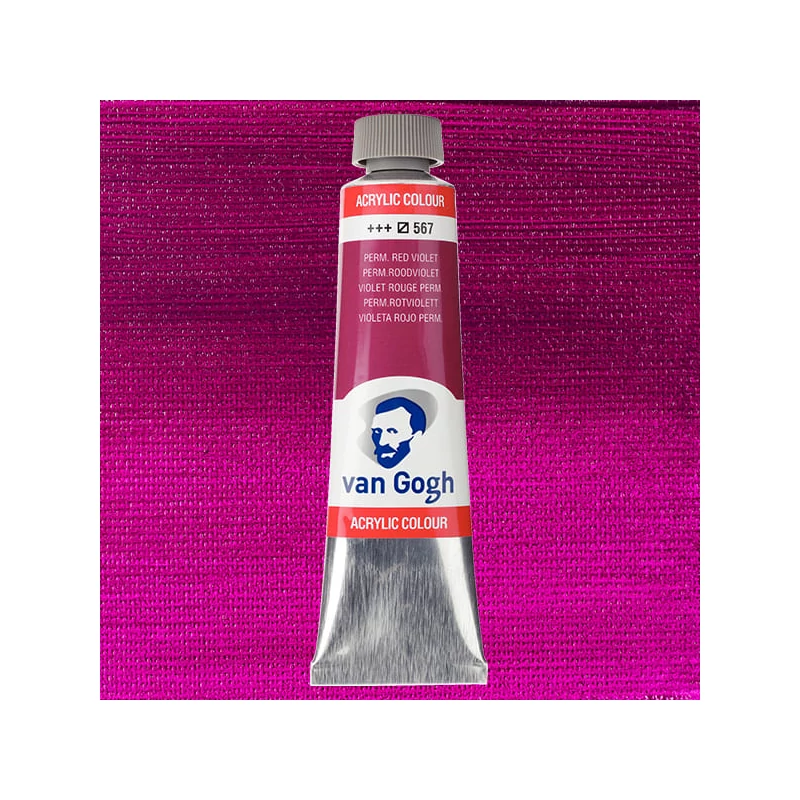 Talens Van Gogh akrilna boja, 40 ml - 567, permanent red violet