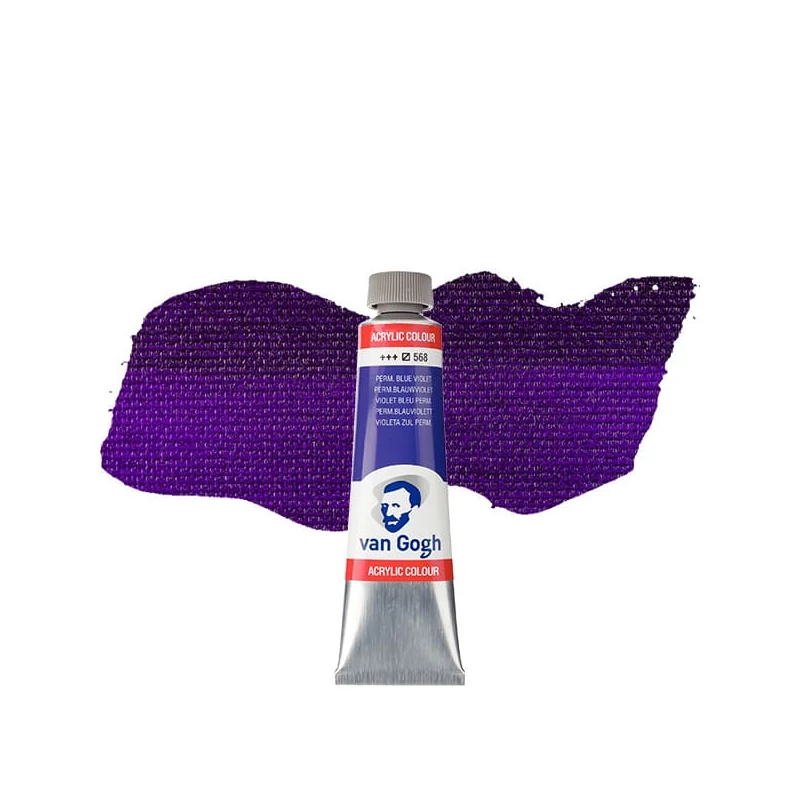 Talens Van Gogh akrilna boja, 40 ml - 568, permanent blue violet