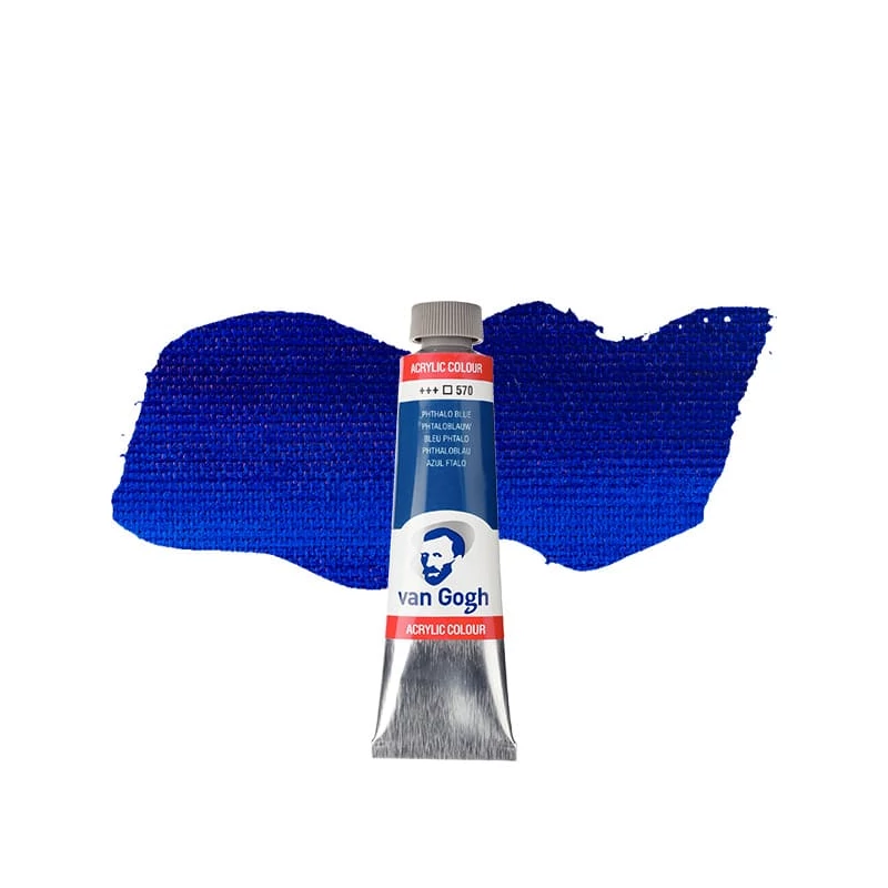 Talens Van Gogh akrilna boja, 40 ml - 570, phthalo blue