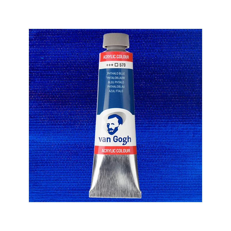 Talens Van Gogh akrilna boja, 40 ml - 570, phthalo blue