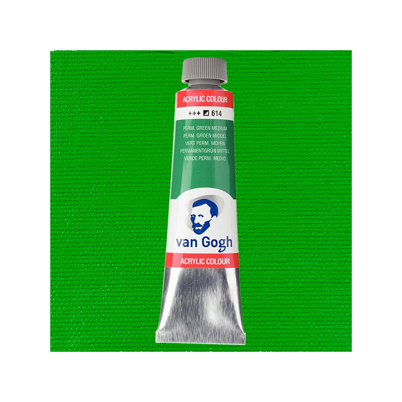 Talens Van Gogh akrilna boja, 40 ml - 614, permanent green medium