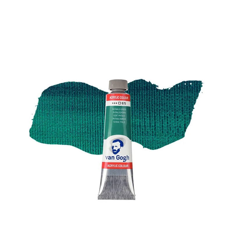 Talens Van Gogh akrilna boja, 40 ml - 675, phthalo green