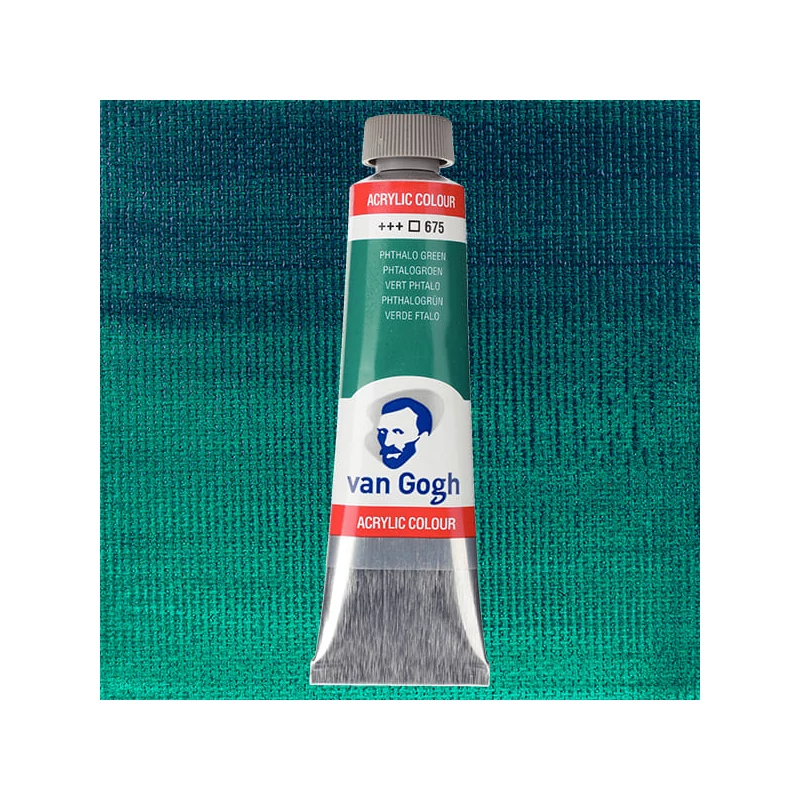 Talens Van Gogh akrilna boja, 40 ml - 675, phthalo green