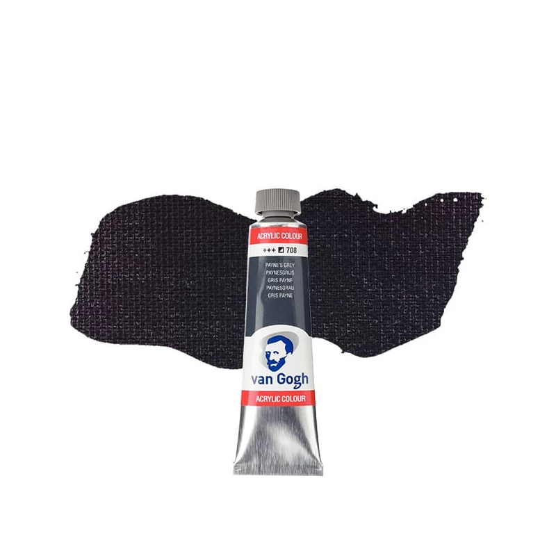 Talens Van Gogh akrilna boja, 40 ml - 708, paynes grey