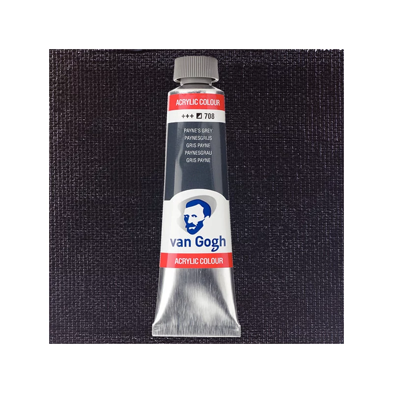 Talens Van Gogh akrilna boja, 40 ml - 708, paynes grey
