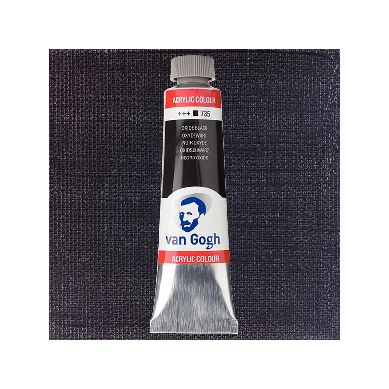 Talens Van Gogh akrilna boja, 40 ml - 735, oxide black