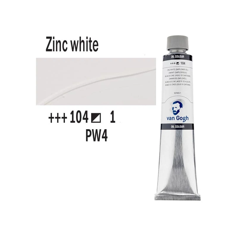 Talens Van Gogh uljana boja, 200 ml - 104, zinc white