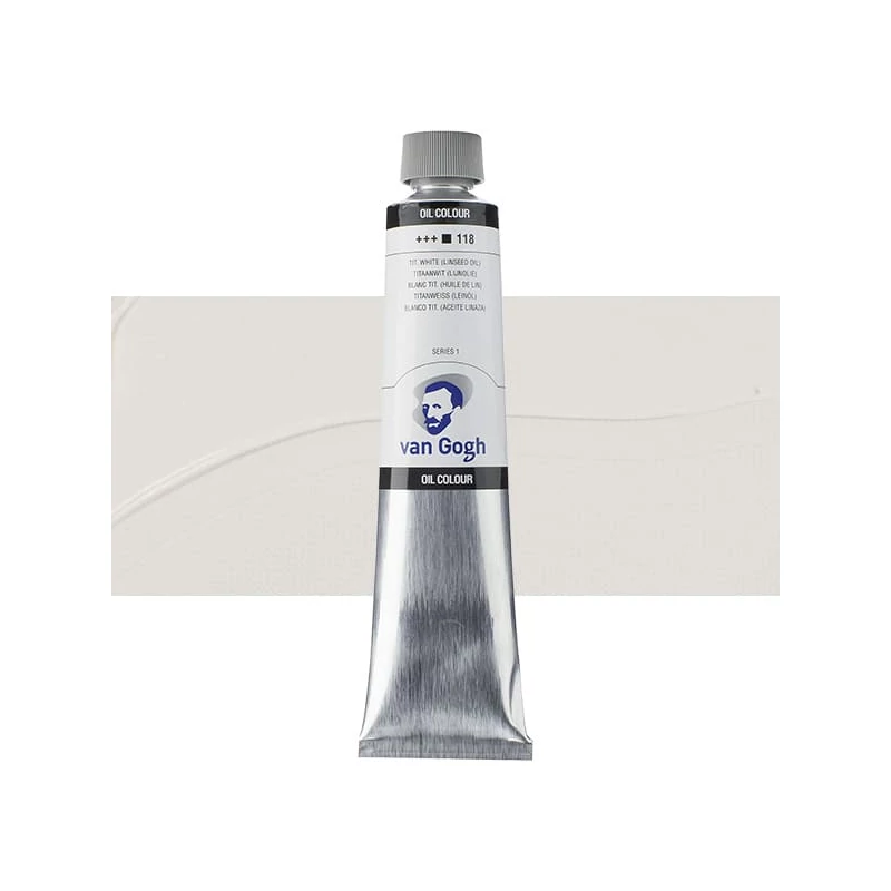 Talens Van Gogh uljana boja, 200 ml - 118, titanium white (linseed oil)