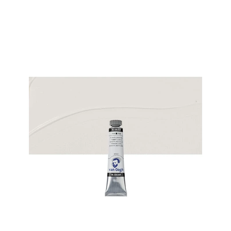 Talens Van Gogh uljana boja, 20 ml - 118, titanium white (linseed oil)