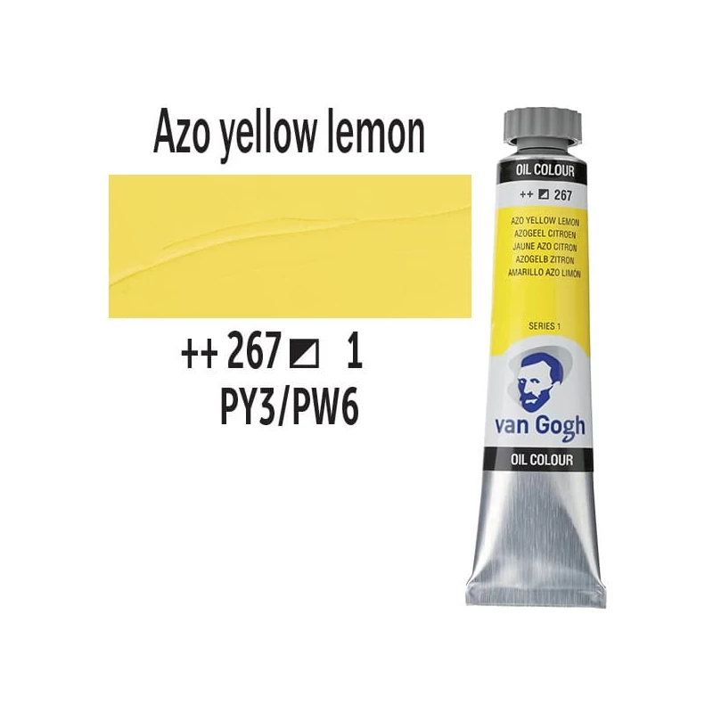 Talens Van Gogh uljana boja, 20 ml - 267, azo yellow lemon