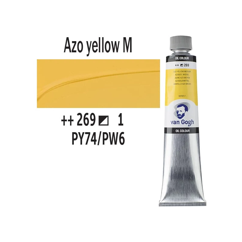 Talens Van Gogh uljana boja, 200 ml - 269, azo yellow medium