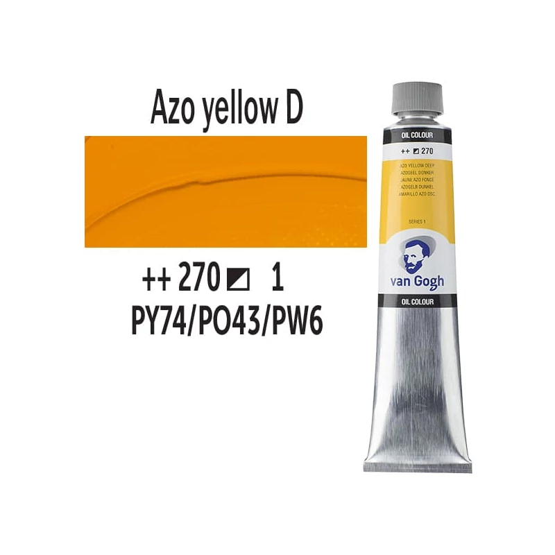 Talens Van Gogh uljana boja, 200 ml - 270, azo yellow deep