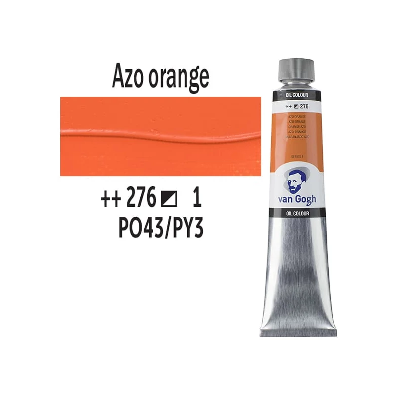 Talens Van Gogh uljana boja, 200 ml - 276, azo orange
