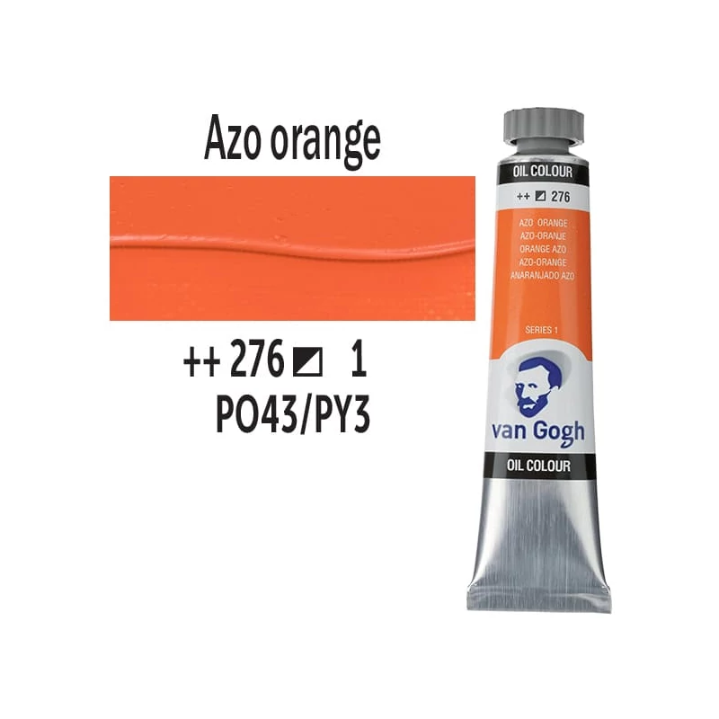 Talens Van Gogh uljana boja, 20 ml - 276, azo orange