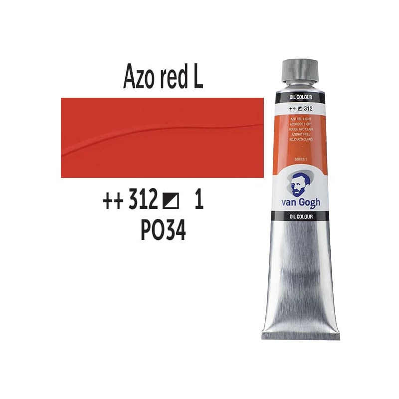 Talens Van Gogh uljana boja, 200 ml - 312, azo red light