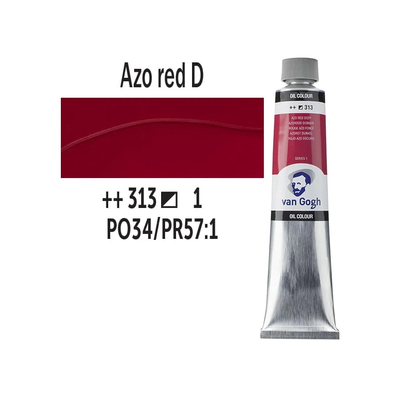 Talens Van Gogh uljana boja, 200 ml - 313, azo red deep
