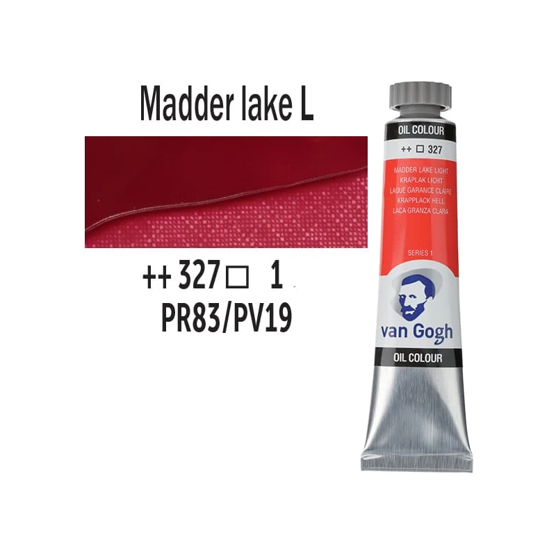 Talens Van Gogh uljana boja, 20 ml - 327, madder lake light