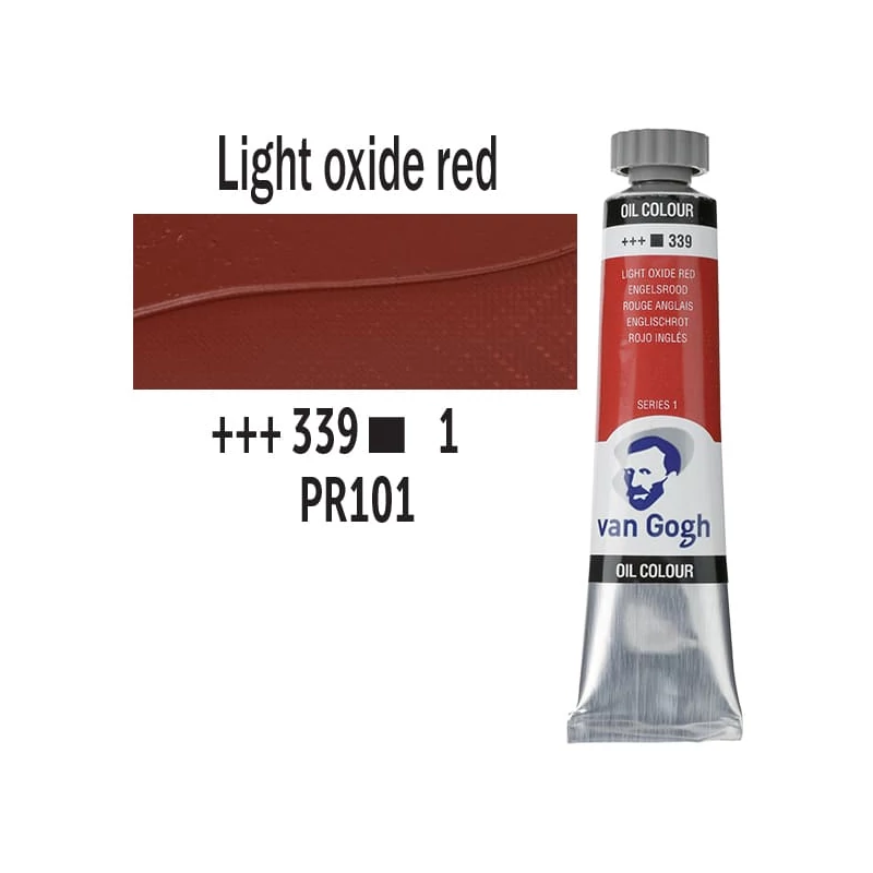 Talens Van Gogh uljana boja, 20 ml - 339, light oxide red