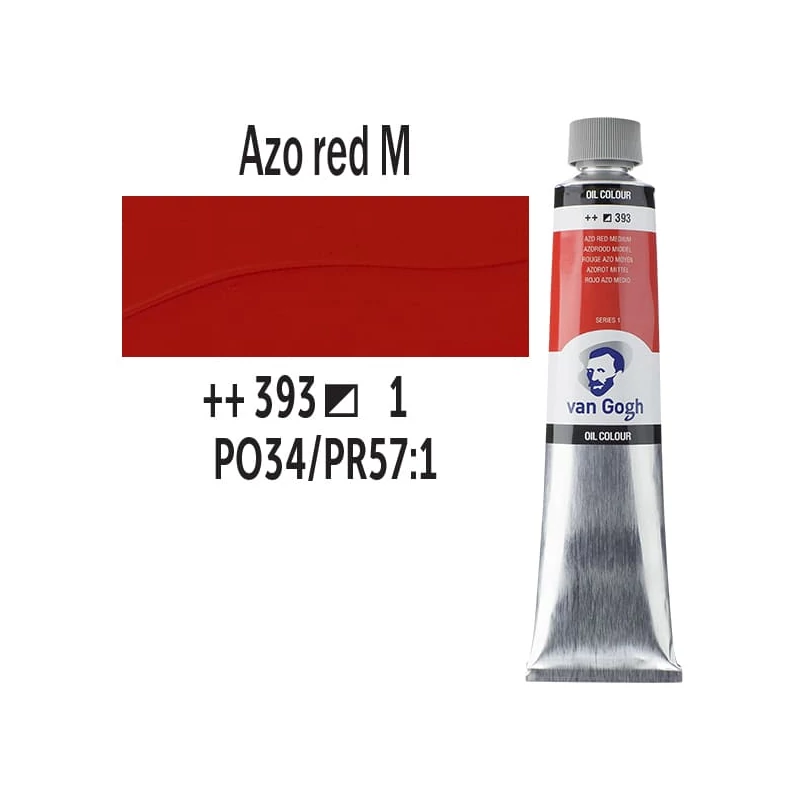 Talens Van Gogh uljana boja, 200 ml - 393, azo red medium