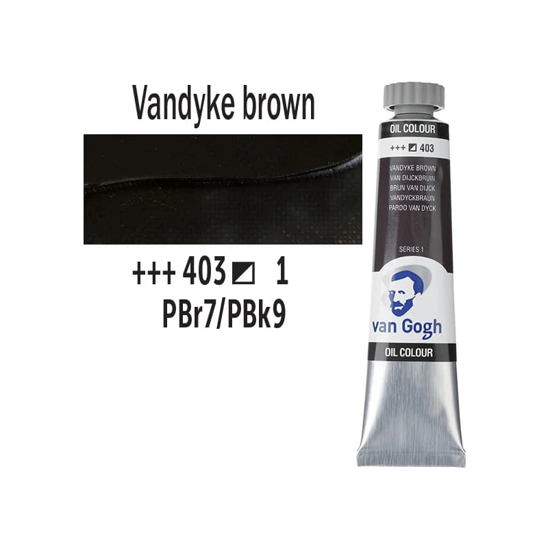 Talens Van Gogh uljana boja, 20 ml - 403, vandyke brown